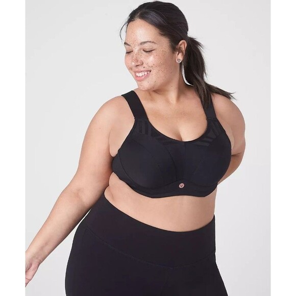 LIVI Women's Max Support Wicking Underwire Sports Bra Size 48C Comfy Lane Bryant - Picture 1 of 6